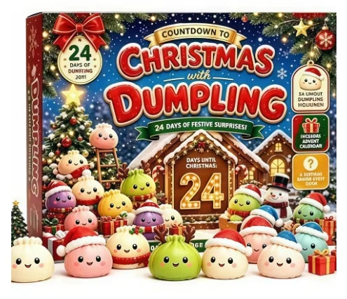 Hot Christmas Squishies Advent Calendar 24 Days Countdown