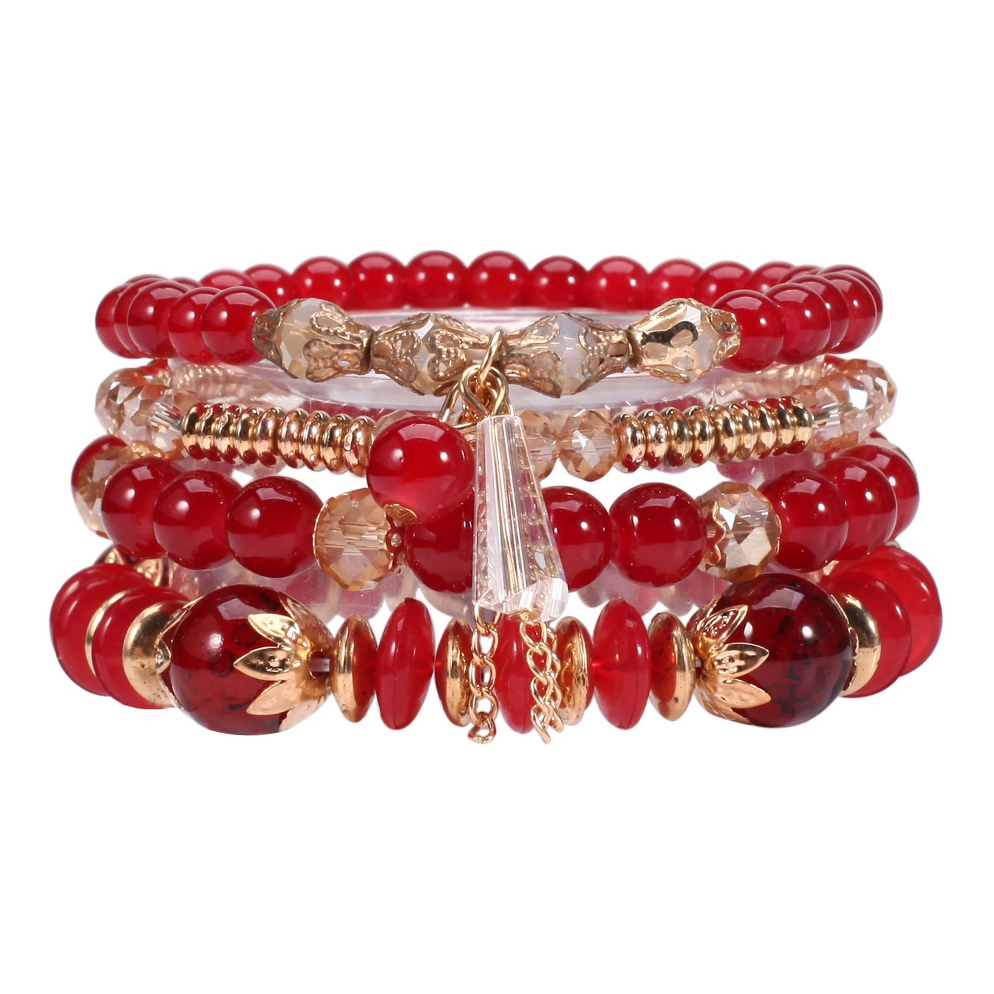 Bohemian Stackable Bead Bracelets for Women