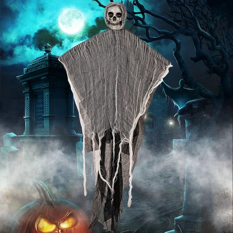 Halloween Hanging Skull Ghost Ornament Haunted House Decoration Horror Props
