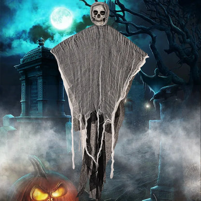 Halloween Hanging Skull Ghost Ornament Haunted House Decoration Horror Props