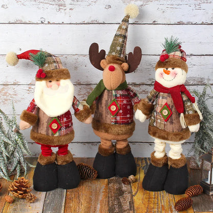 Telescopic Christmas Doll Merry Christmas Decorations