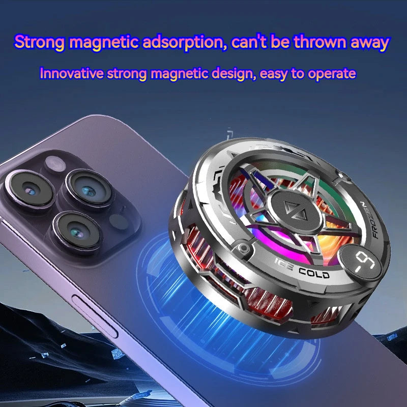 2IN1 Universal Portable Magnetic Clip Semiconductor Phone Cooler