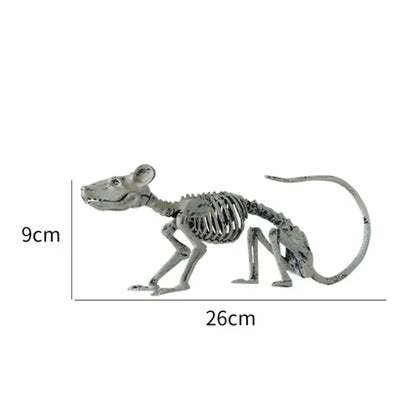 Halloween Animal Skeletons Plastic Skeleton Crow Mat Decorations