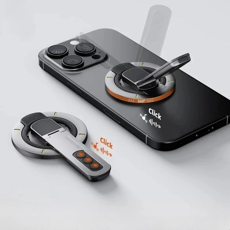 Multi-Function Phone Ring Holder 360° Rotating Desktop Stand