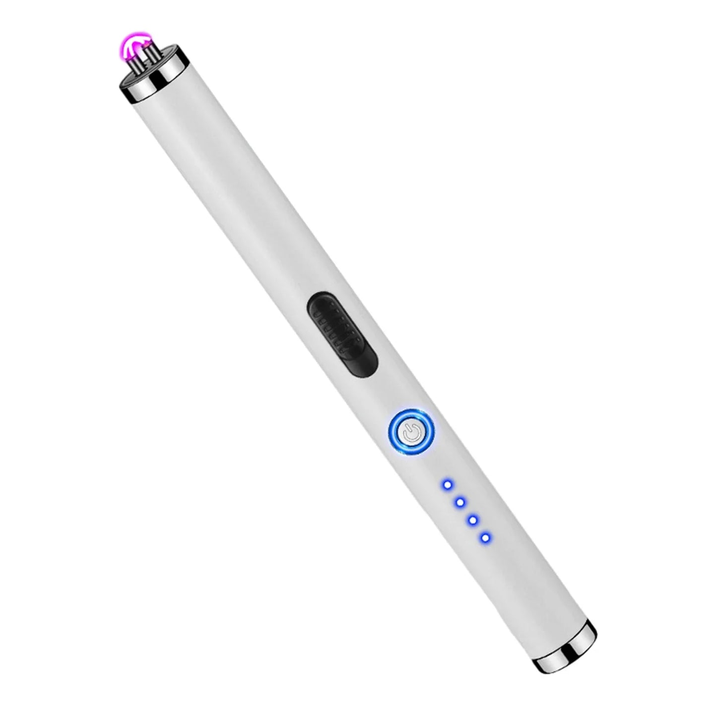 Metal Long Windproof Pulse Arc Flameless USB Plasma Electric Lighter