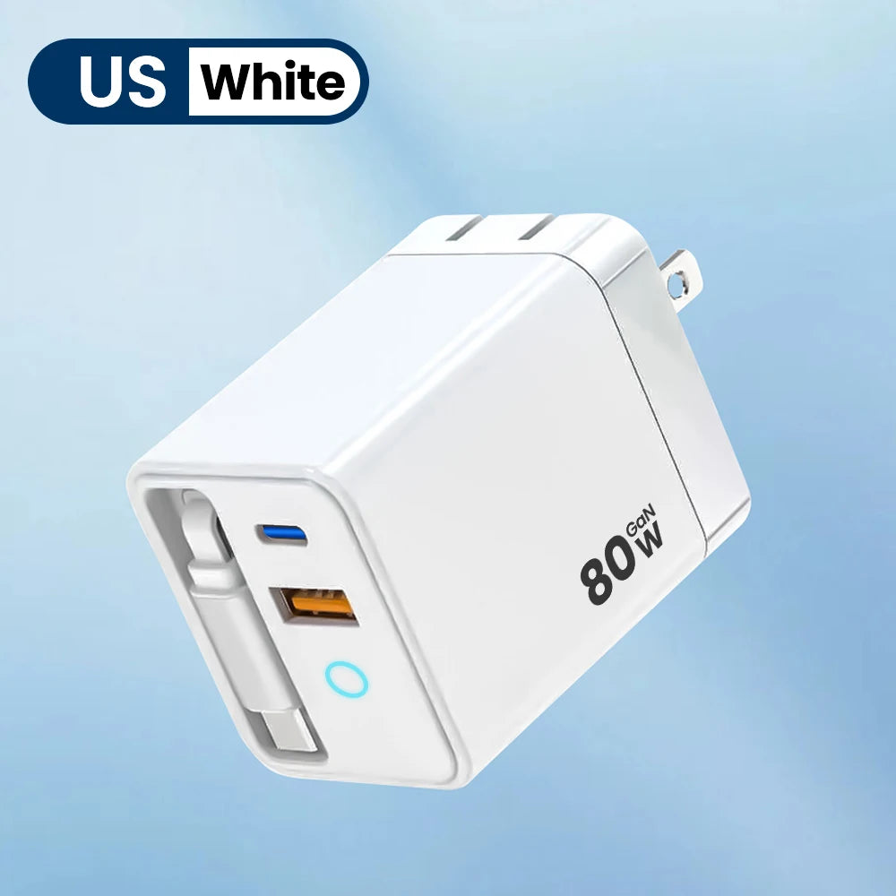 Scalable Data Cable for Iphone Huawei A+C Full Protocol Multi Port Charging Head