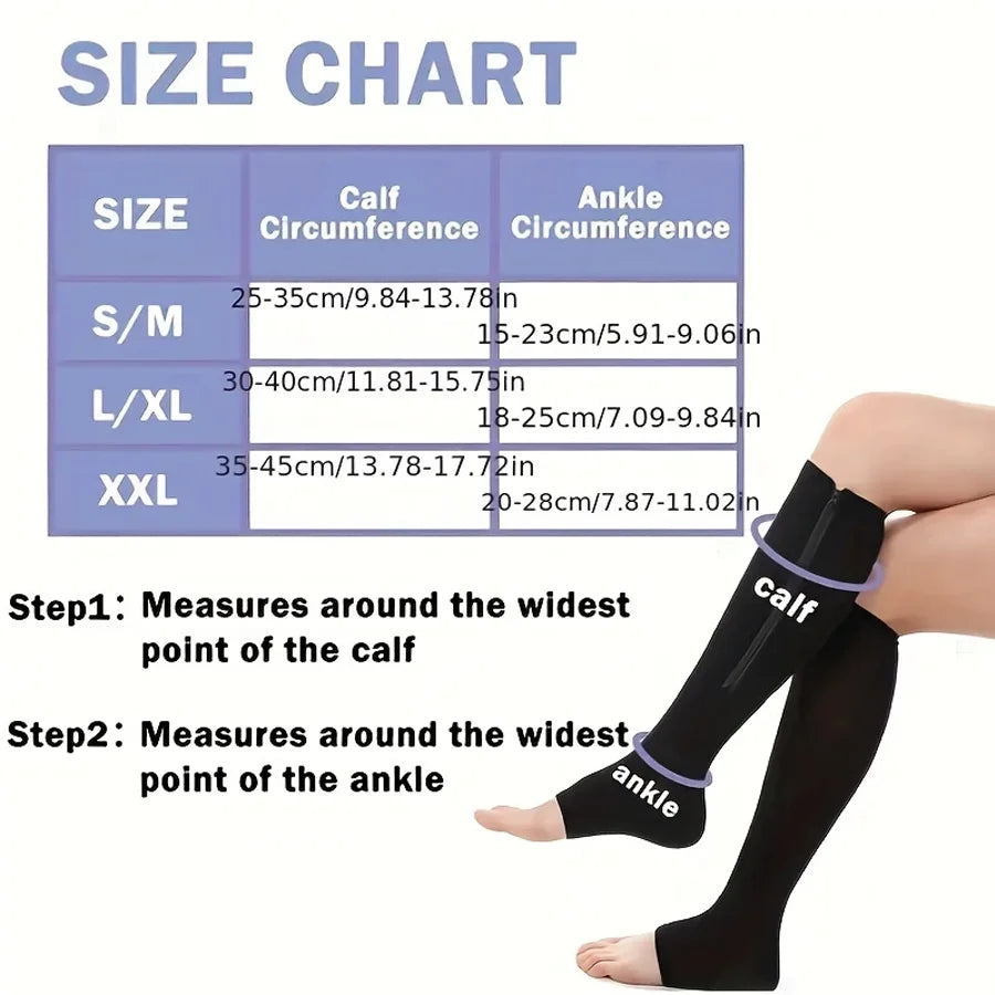 20–30mmHg Knee-High Compression Socks