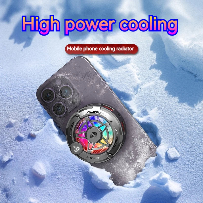 2IN1 Universal Portable Magnetic Clip Semiconductor Phone Cooler