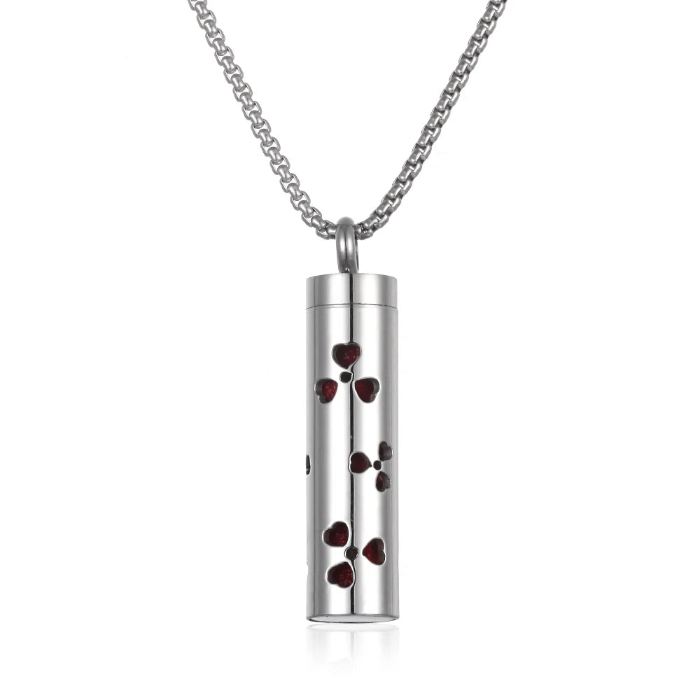 Stainless Steel Open Locket Aroma Scent Perfume Necklace