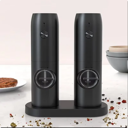 Electric Automatic Salt and Pepper Grinder Set with Led Light
