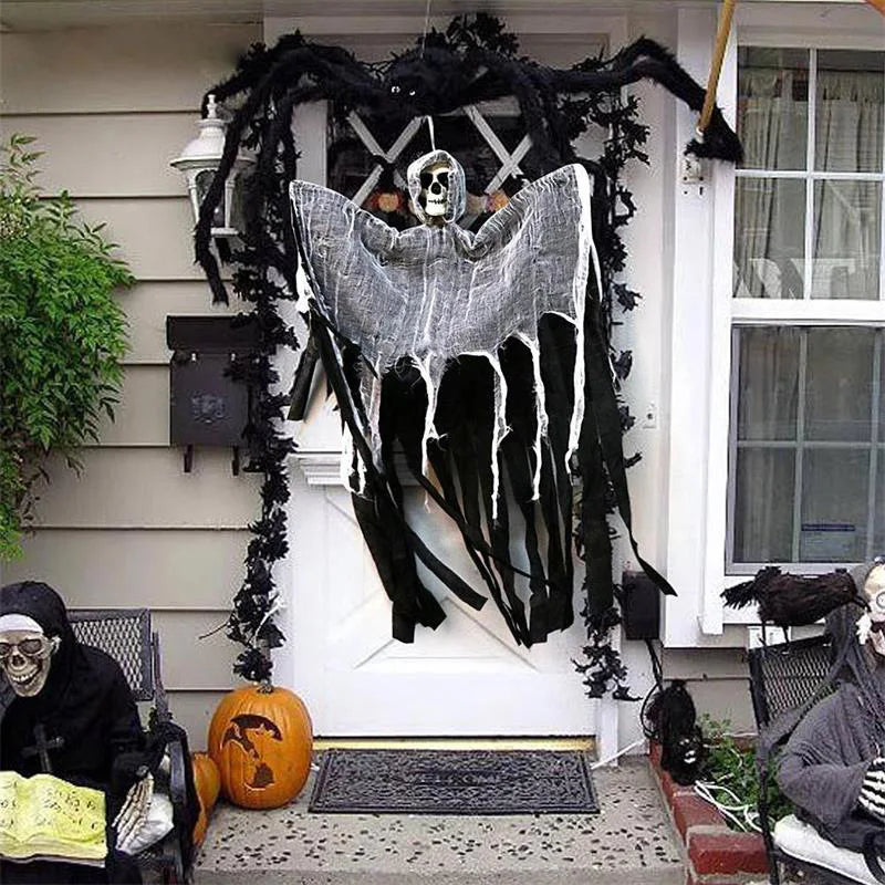 Halloween Hanging Skull Ghost Ornament Haunted House Decoration Horror Props