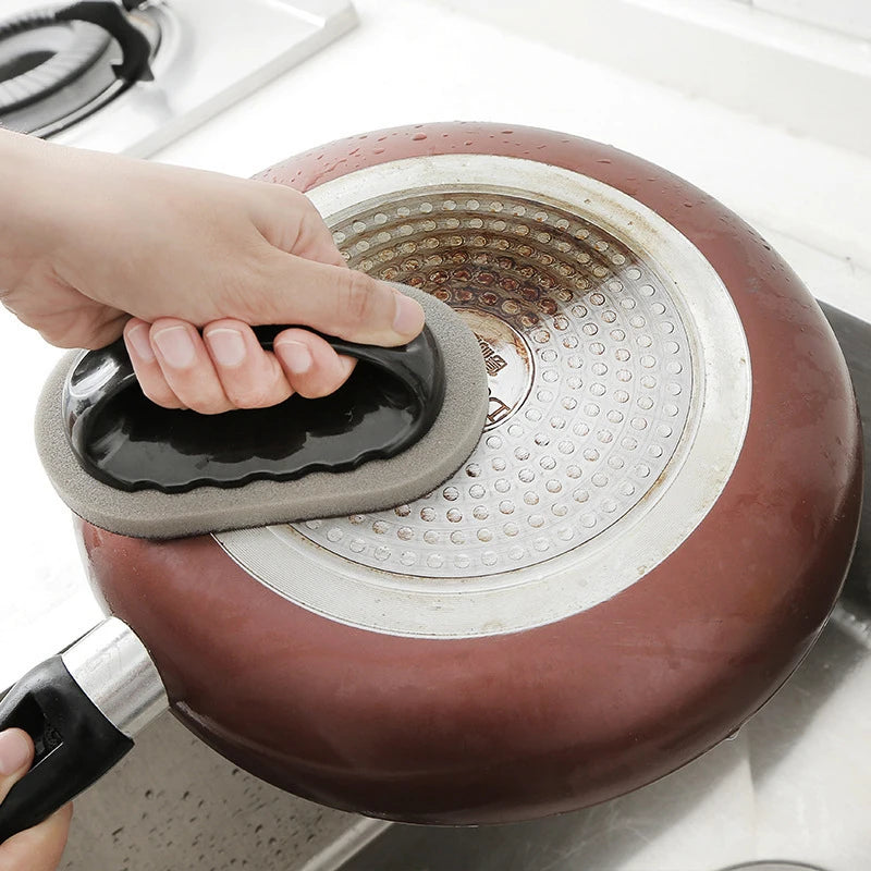 Magic Emery Sponge Brush Wipe Eraser Cleaner Kitchen Bath Rust Strong Decontamination Cleaning Tools