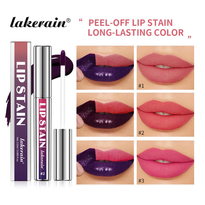 Peel Off Lip Stain Reveal Long Lasting Waterproof Pink Lip