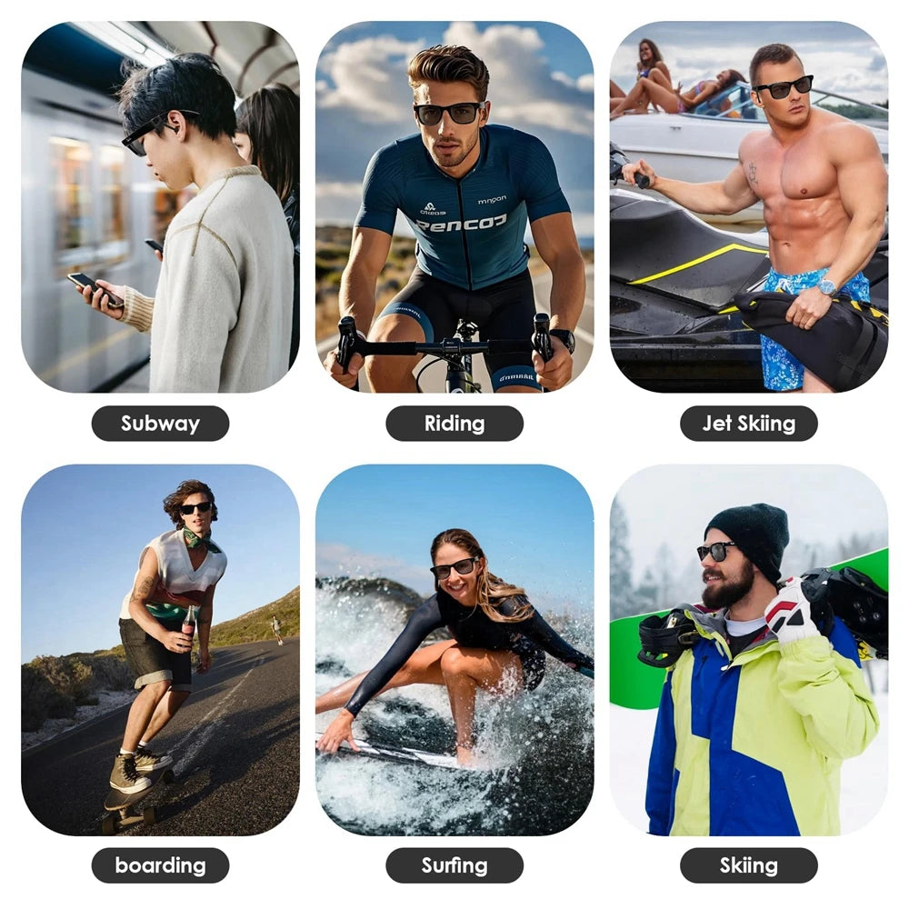 Smart AI Glasses Sound Amplifier for Wayfarer/Skyler/Headliner/Oakley HSTN Accessories