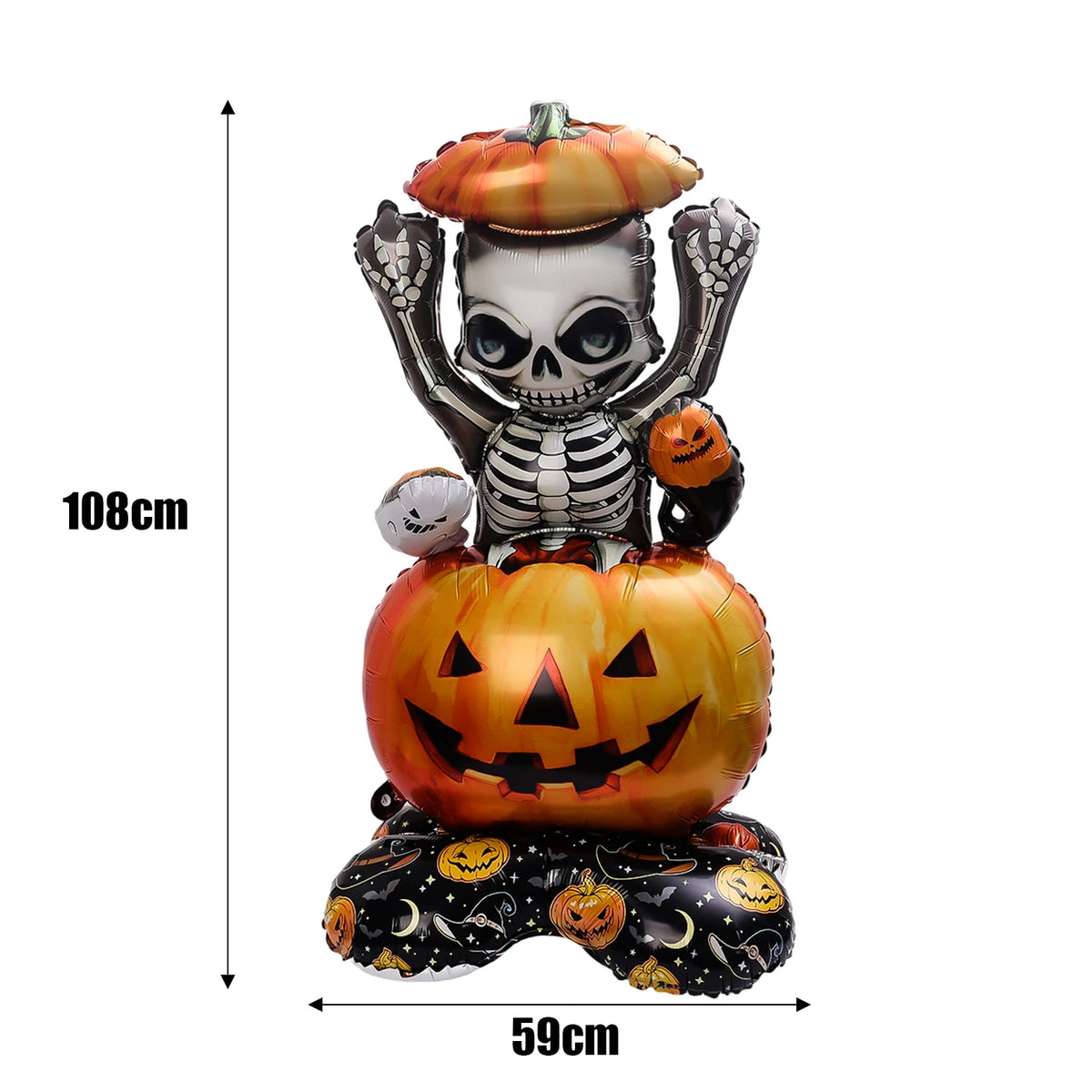 Halloween Balloon Giant Ghost Pumpkin Skull Castle Aluminum Film Standing Balloon