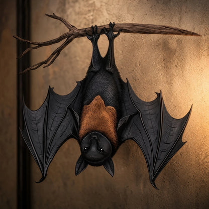 Halloween Bat Pendant Scary Bat Hanging Ornament for Tree
