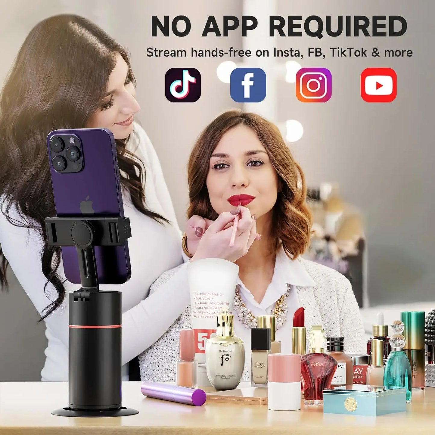 Gesture Recognition Phone Camera Mount Smart Shooting Phone Holder