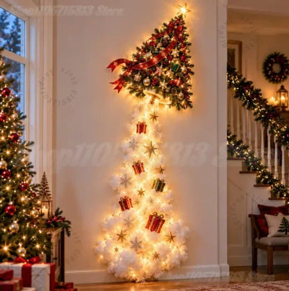 Christmas Magic Trail Wall Light-LED Glowing Christmas Scene Wall Decoration