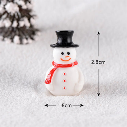 Christmas Resin Elk Santa Claus Ornaments Merry Christmas Decoration