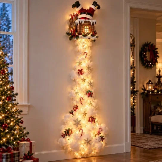 Christmas Magic Trail Wall Light-LED Glowing Christmas Scene Wall Decoration