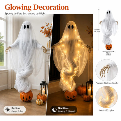 Halloween Ghost Garden Ornaments Haunted House Decoration Props