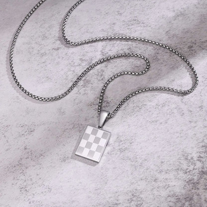 Black Silver Stainless Steel Military Dogtags with Box Chain Gift