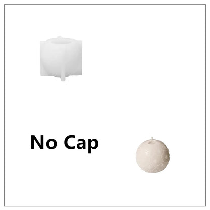Nicole Christmas Bauble Candle Silicone Mold DIY Scented Candle Making Mould Xmas Gifts Tools