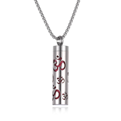 Stainless Steel Open Locket Aroma Scent Perfume Necklace
