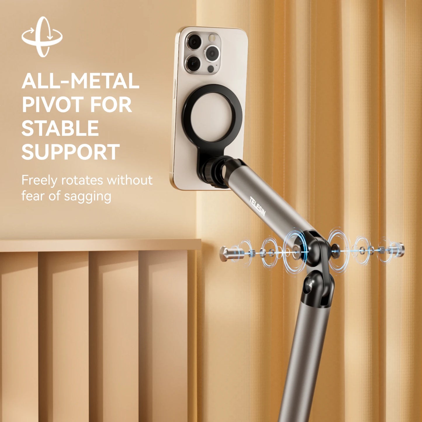 Universal Magnetic Mobile Phone Quick Release Photography Stand Holder