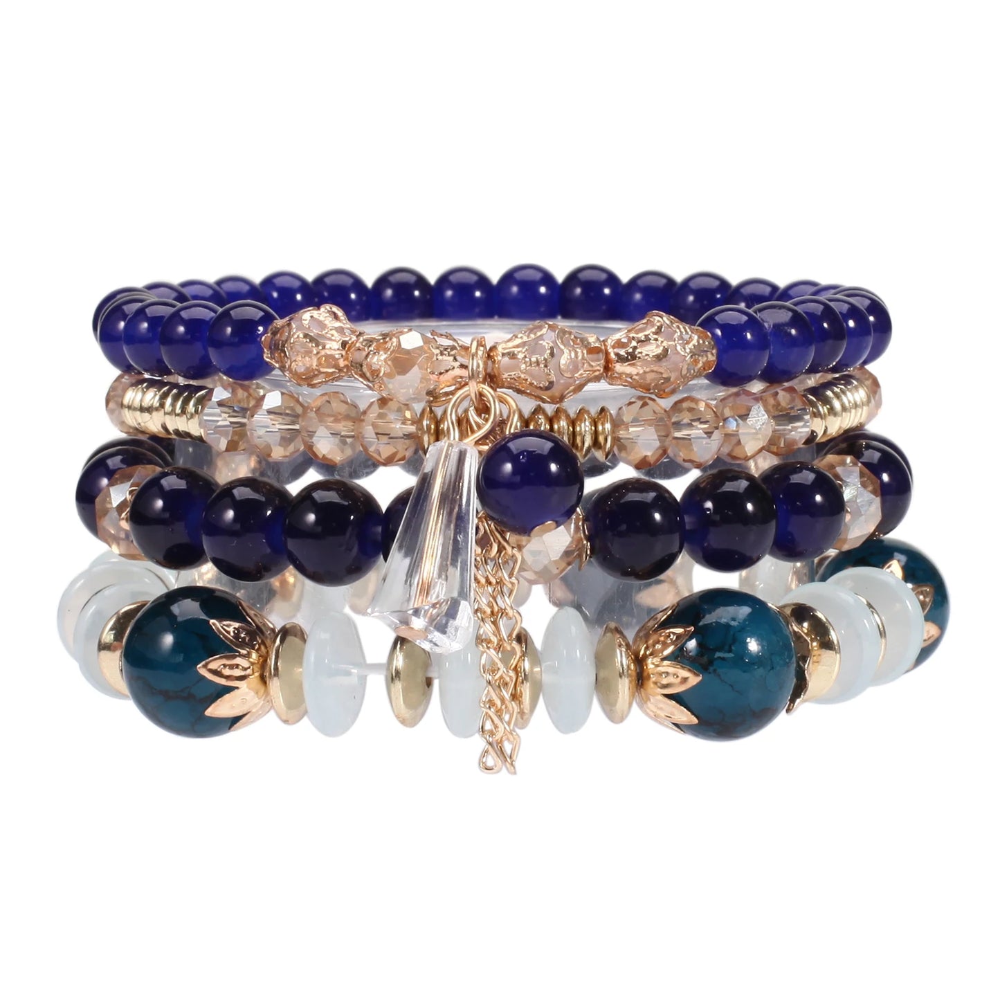 Bohemian Stackable Bead Bracelets for Women