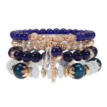 Bohemian Stackable Bead Bracelets for Women