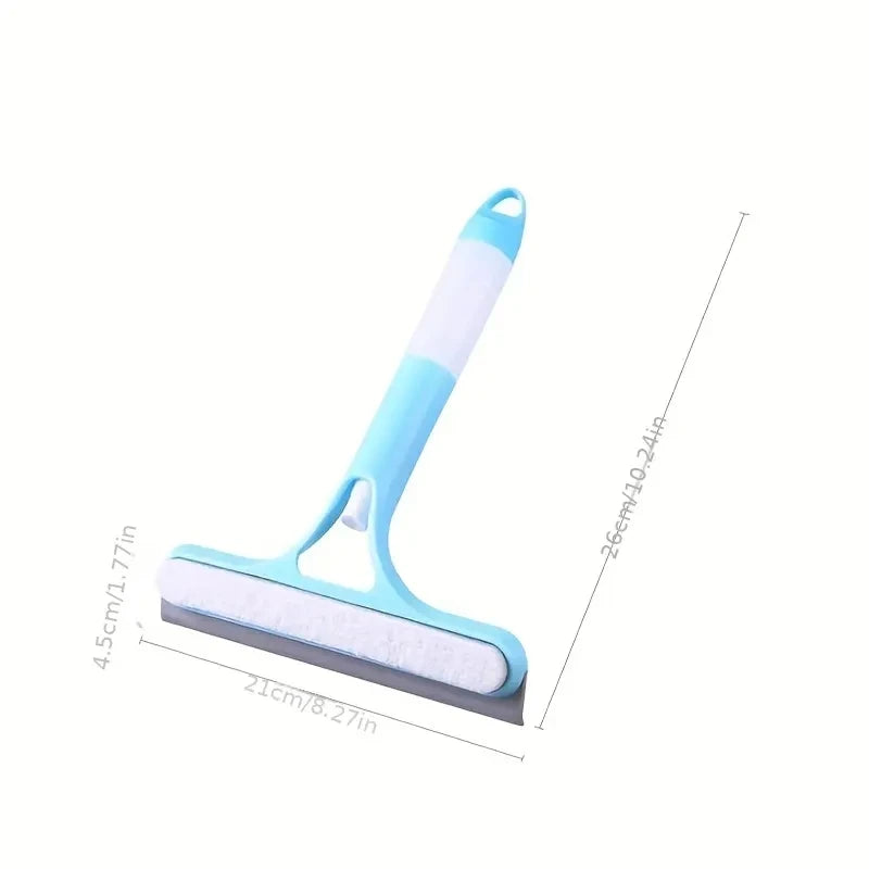 Household multi-function glass cleaning mirror with watering