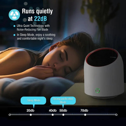 Air Purifier-Portable and Quiet Small Air Purifier for Home