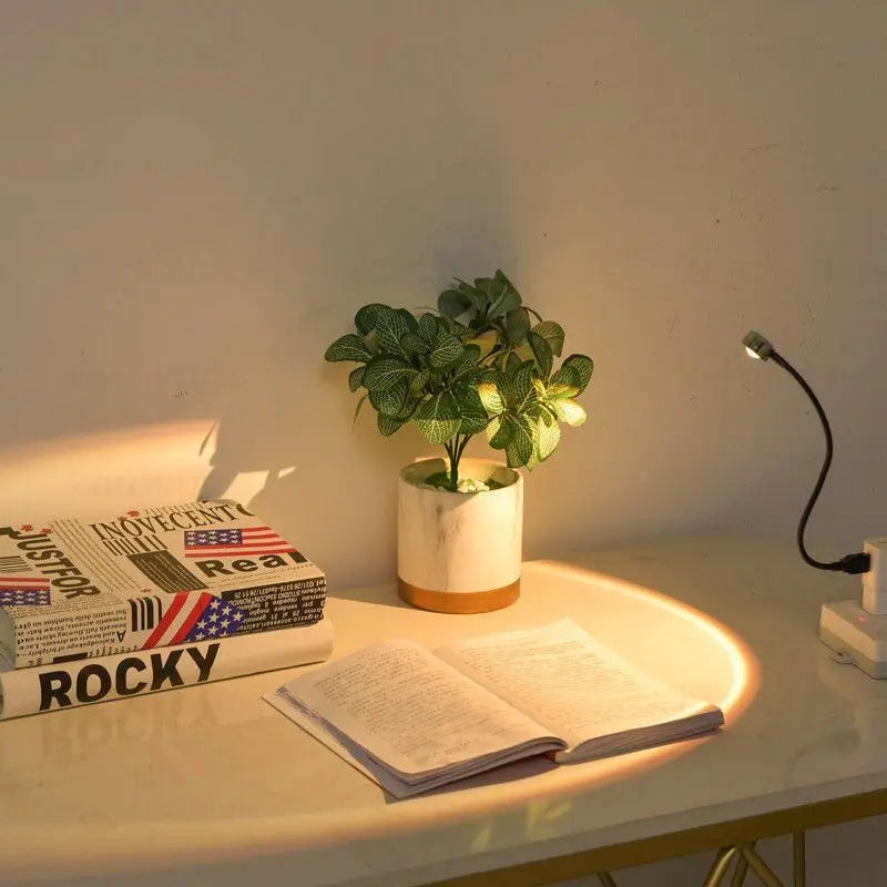 USB Sunset LED Rainbow Neon Night Light Projector