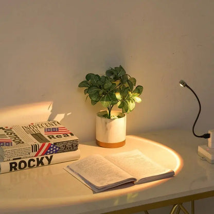 USB Sunset LED Rainbow Neon Night Light Projector