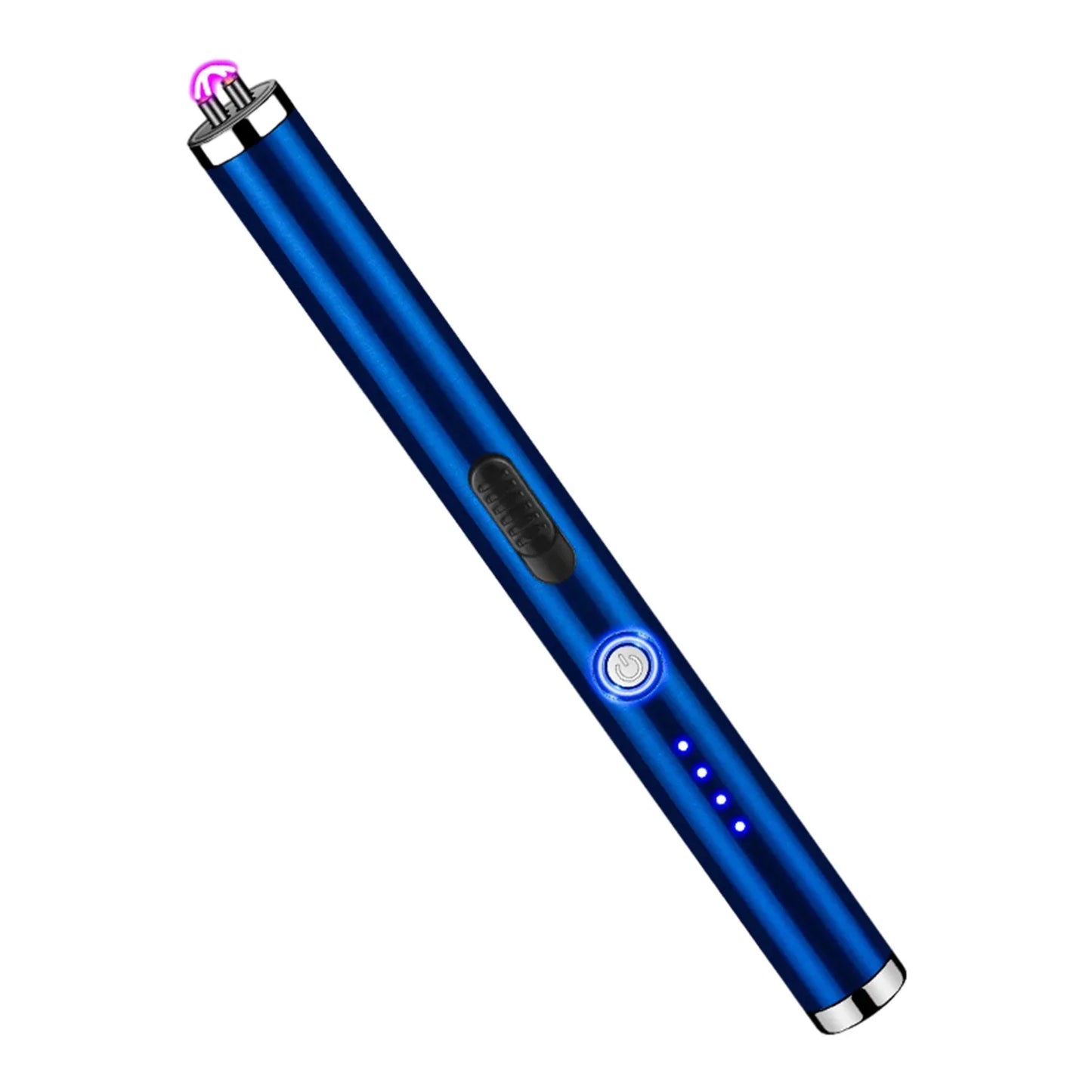 Metal Long Windproof Pulse Arc Flameless USB Plasma Electric Lighter