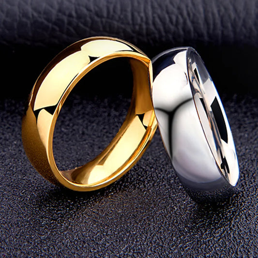 Prevent Allergy High Polished  Stainless Steel Couple Finger Jewelry Gifts