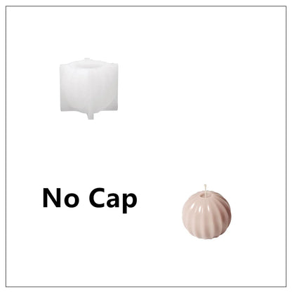 Nicole Christmas Bauble Candle Silicone Mold DIY Scented Candle Making Mould Xmas Gifts Tools