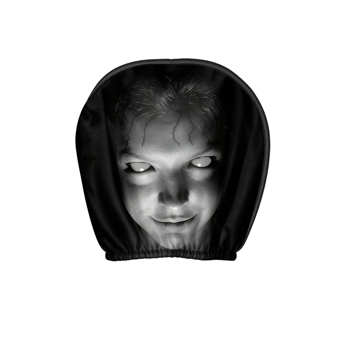 Halloween Decor Car Headrest Covers Funny Cartoon Cover Seat Head Rest Protector