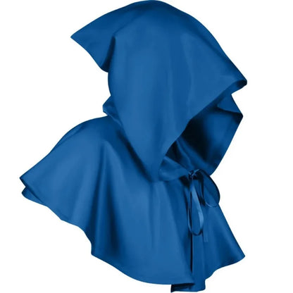 Halloween  Adult Solid Costume Death Cloak Medieval Hooded Costume
