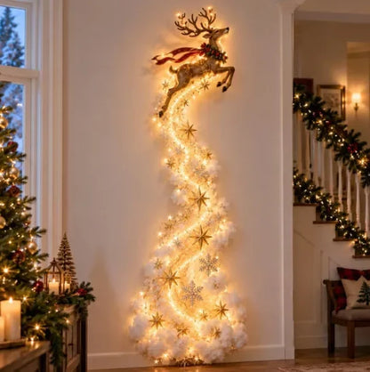 Christmas Magic Trail Wall Light-LED Glowing Christmas Scene Wall Decoration