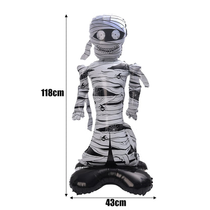 Halloween Balloon Giant Ghost Pumpkin Skull Castle Aluminum Film Standing Balloon