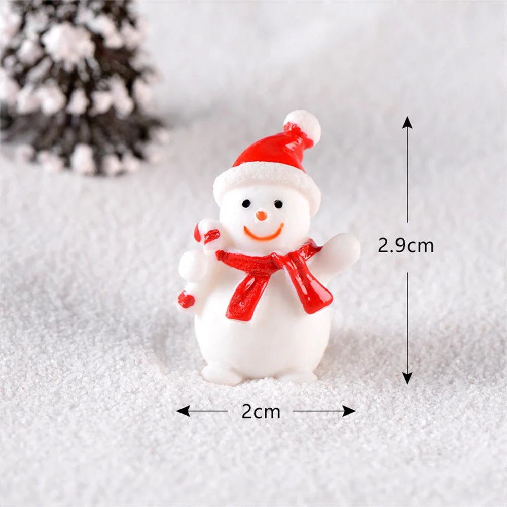 Christmas Resin Elk Santa Claus Ornaments Merry Christmas Decoration