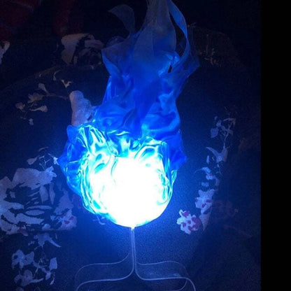 Halloween Decor Props Simulation Floating Fireball Lamp Artificial Fire Flame