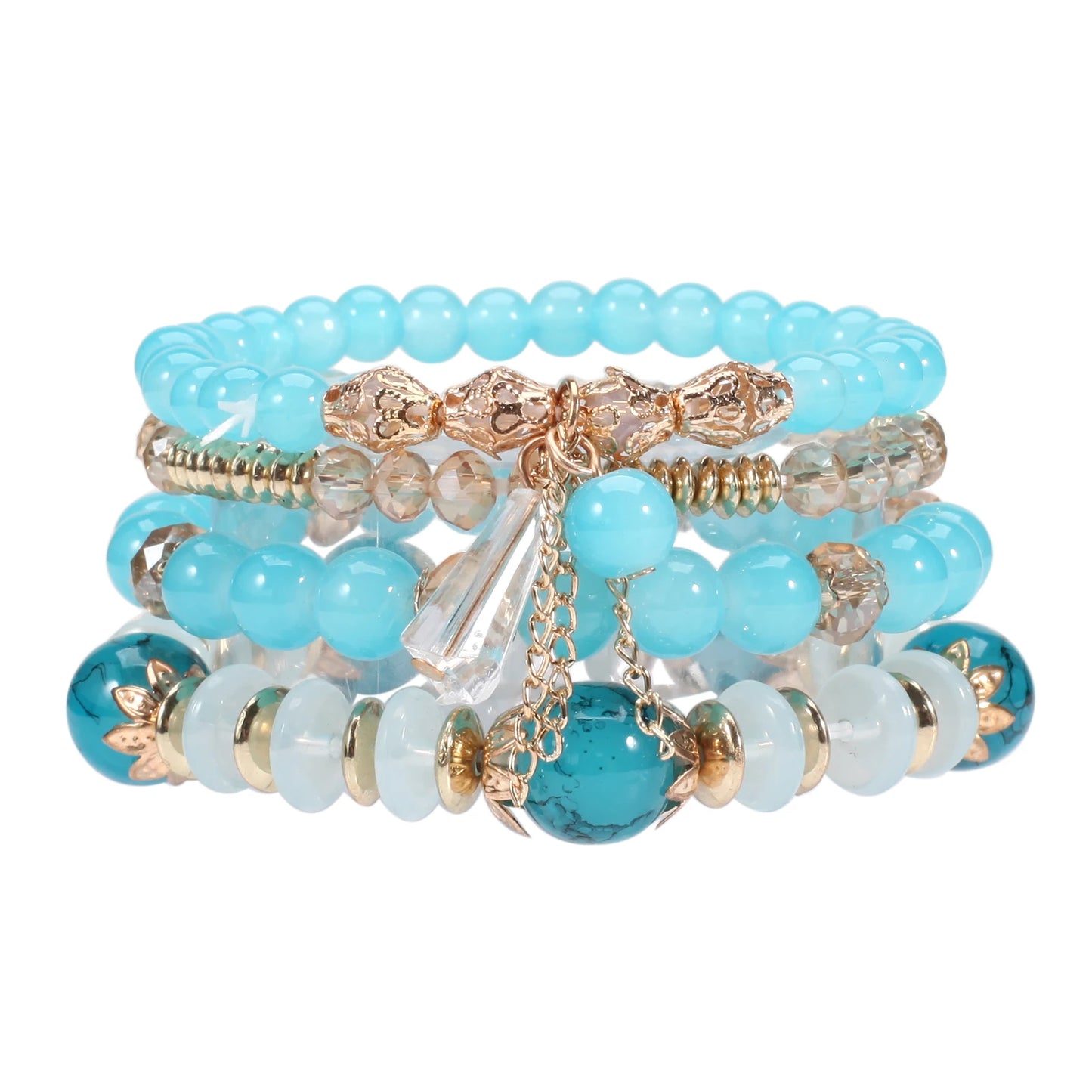 Bohemian Stackable Bead Bracelets for Women