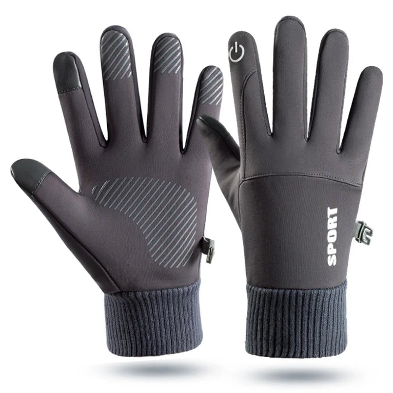 Winter Warm Full Fingers Waterproof Windproof Touch Screen Fleece Gloves