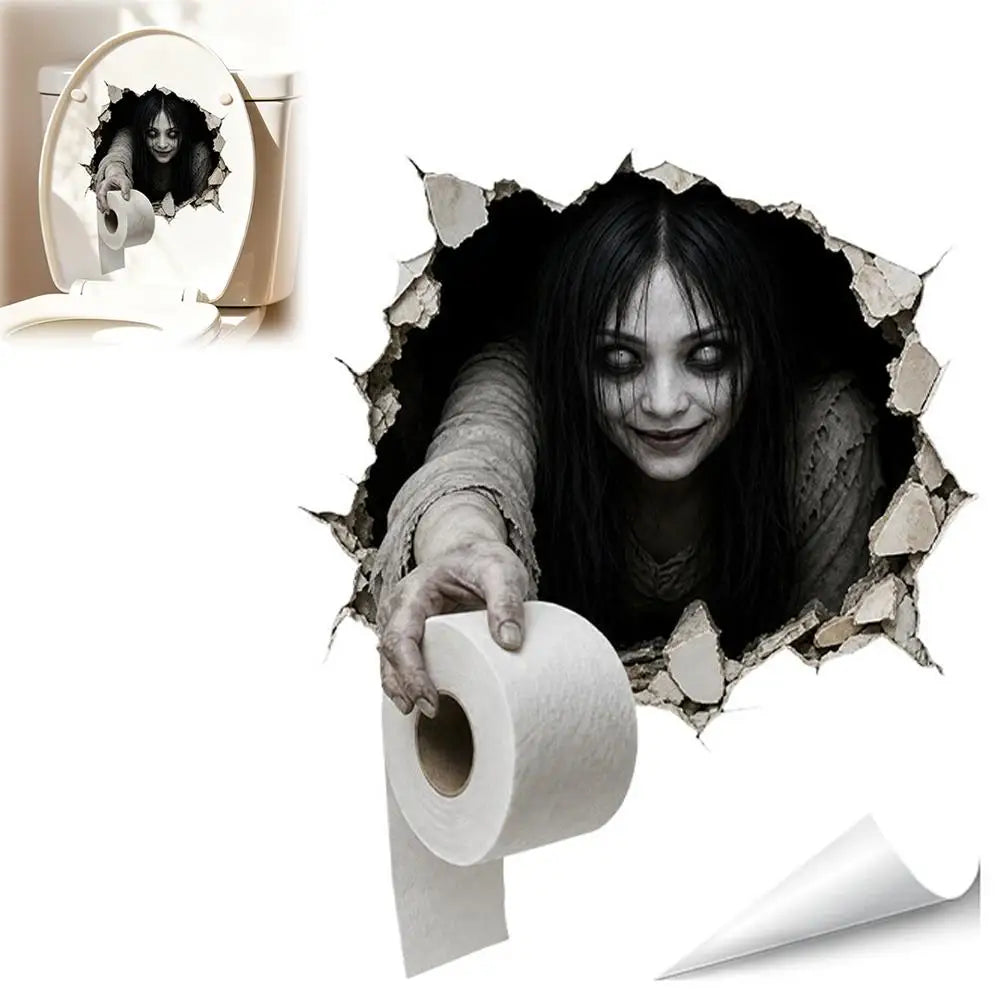 Halloween Wall Stickers Scary Ghost Interior Decoration