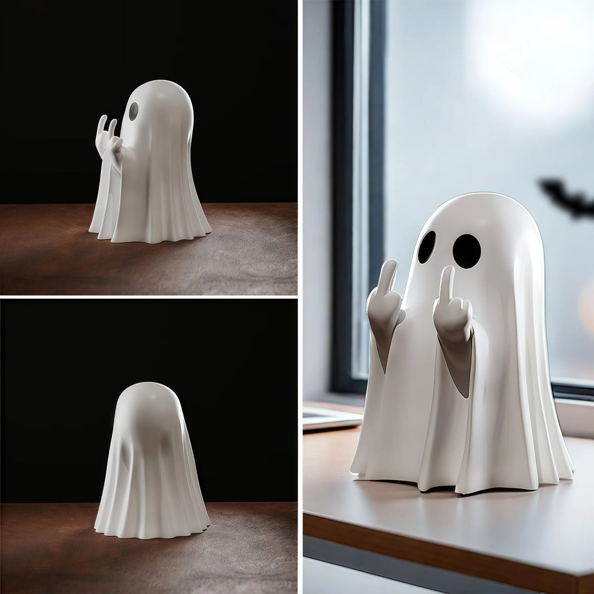 Halloween Refers To Cute Ghost Statues, Halloween Valentine's Day Gifts