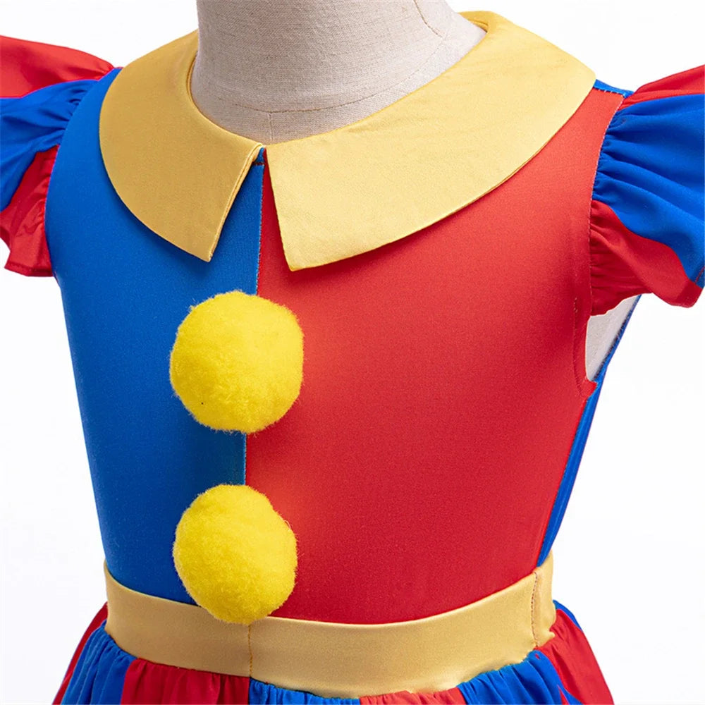 Halloween Amazing  Digital Circus Pomni Cosplay Costume