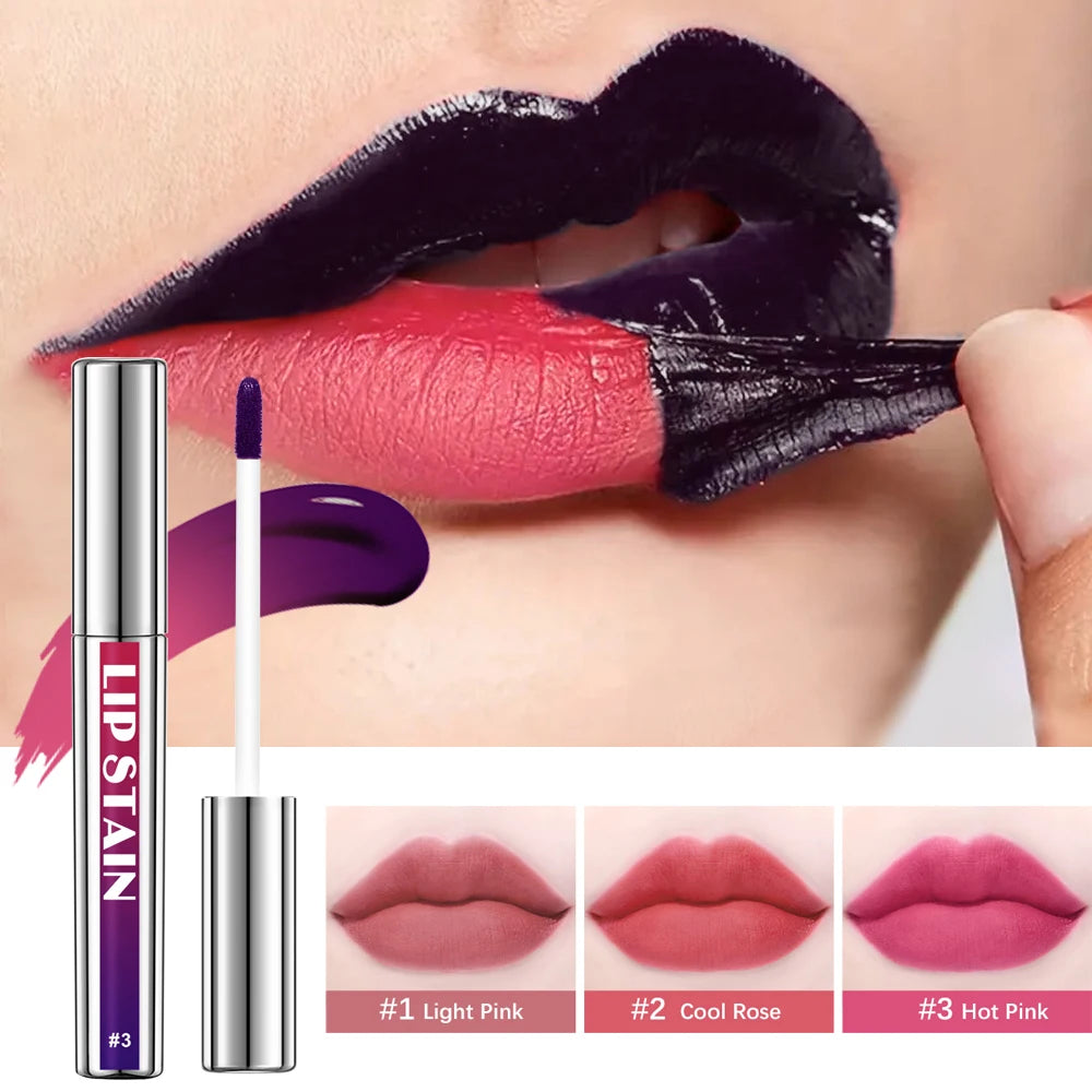 Peel Off Lip Stain Reveal Long Lasting Waterproof Pink Lip